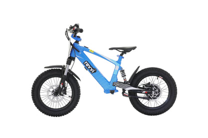 Revvi 16″ XL Kids Electric Motor Bike – 24V 600W Hub Motor, 3-Speed Settings & Off-Road Tyres