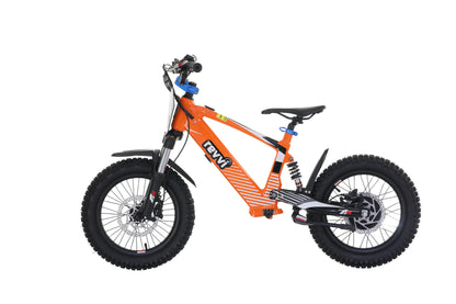 Revvi 16″ XL Kids Electric Motor Bike – 24V 600W Hub Motor, 3-Speed Settings & Off-Road Tyres