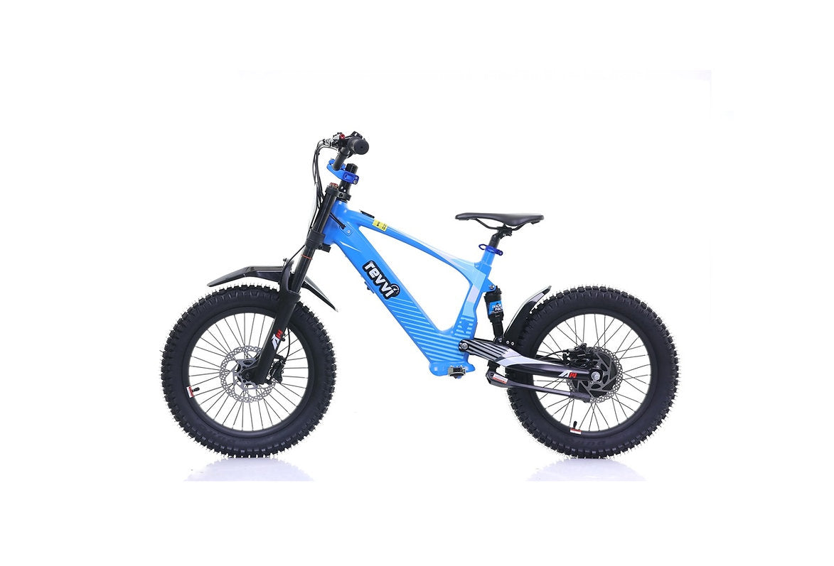 Revvi 18″ Kids Electric Motor Bike – 36V 500W Hub Motor, 3-Speed Settings & Off-Road Tyres