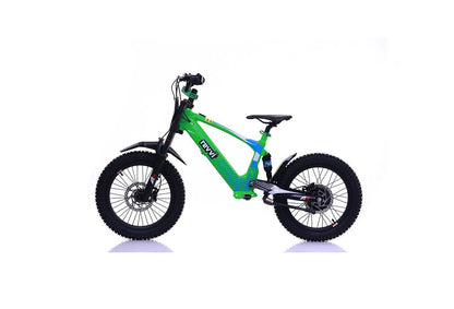 Revvi 18″ Kids Electric Motor Bike – 36V 500W Hub Motor, 3-Speed Settings & Off-Road Tyres