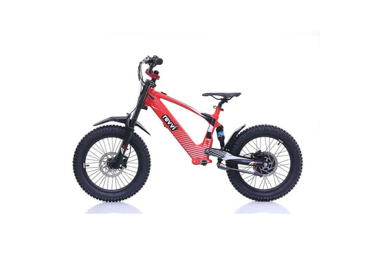 Revvi 18″ Kids Electric Motor Bike – 36V 500W Hub Motor, 3-Speed Settings & Off-Road Tyres
