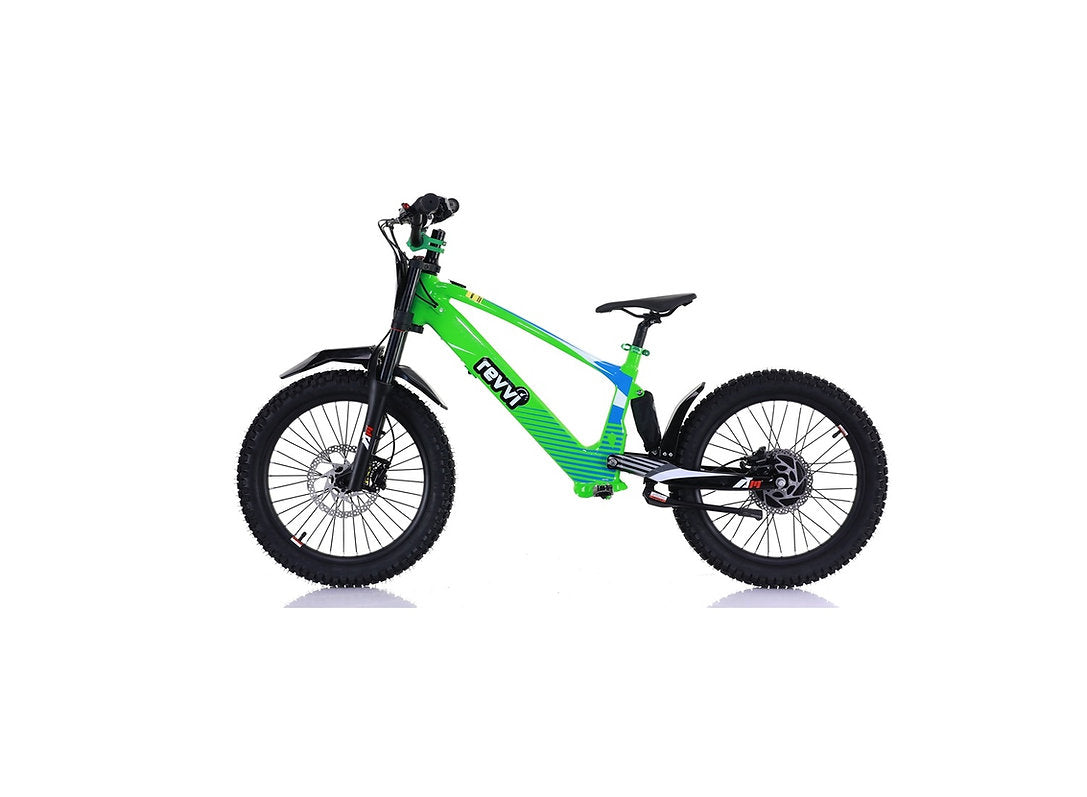 Revvi 20″ Kids Electric Motor Bike – 36V 800W Hub Motor, 3-Speed Settings & Off-Road Tyres