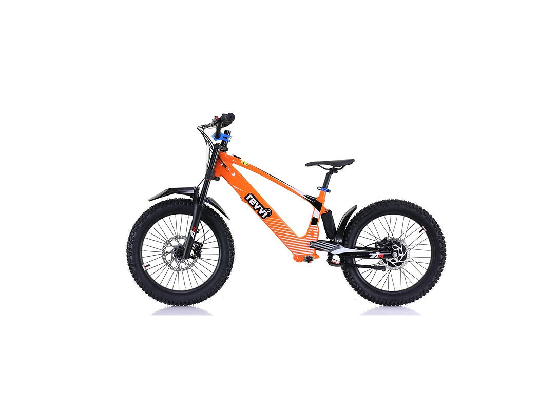 Revvi 20″ Kids Electric Motor Bike – 36V 800W Hub Motor, 3-Speed Settings & Off-Road Tyres