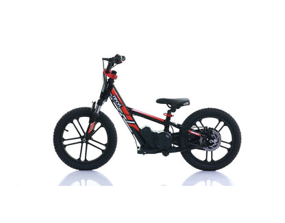 Revvi 16″ Plus Kids Electric Balance Bike – 24V 250W Brushless Motor, Front Suspension & 3-Speed Settings