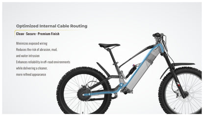 Revvi 24″ Electric Motor Bike – 48V 1500W Motor, Full Suspension & 30MPH Top Speed